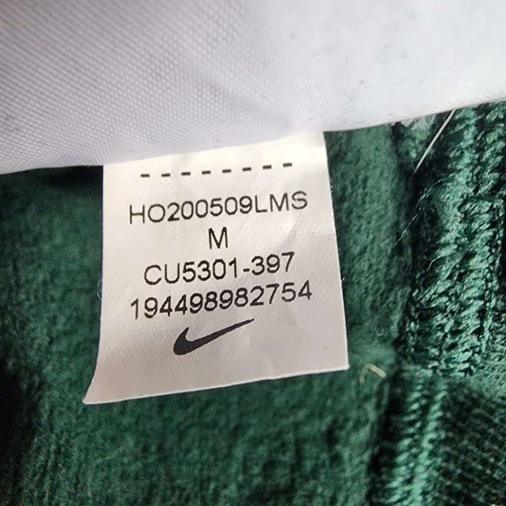 Nike Funnel Neck Pullover Hoodie in Green – Size M